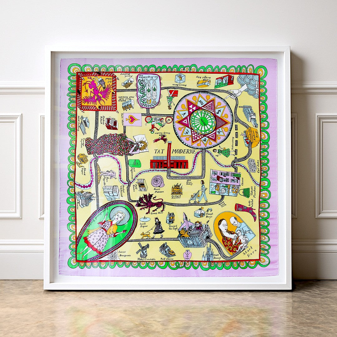 Grayson Perry – Framed Silk Scarves