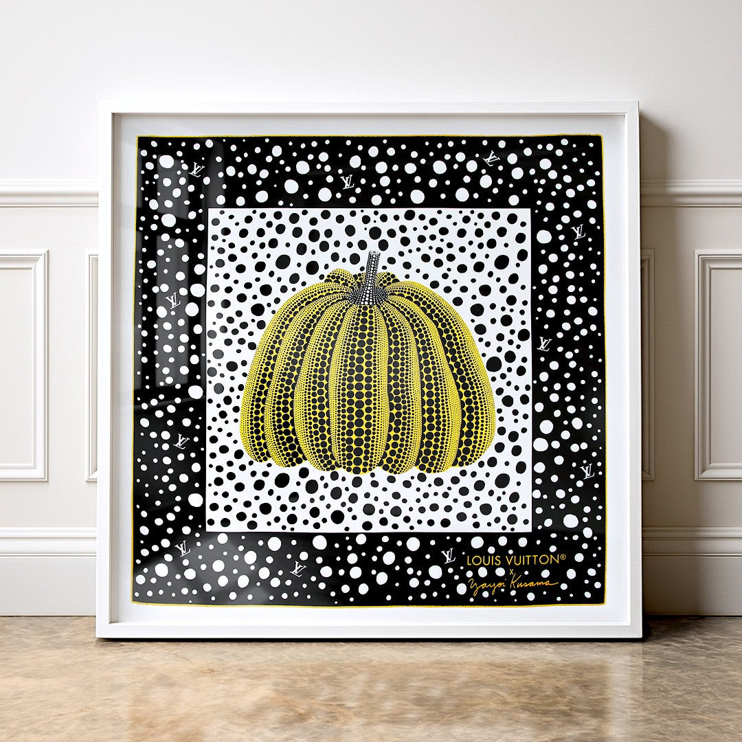 Infinity Dots Pumpkin, Yellow & Black, 90cm