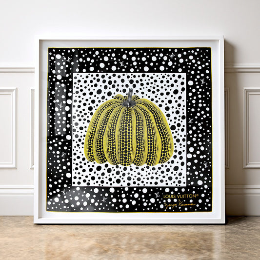 Infinity Dots Pumpkin, Yellow & Black, 90cm