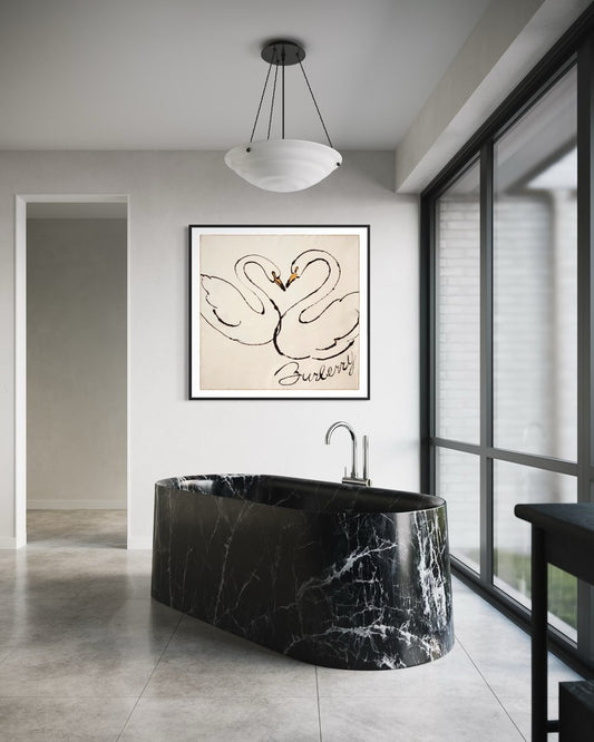 Swans, Neutral, 90cm