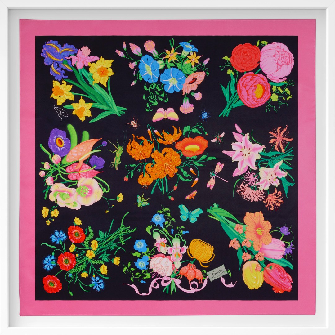 Flora with Pink Trim, 90cm