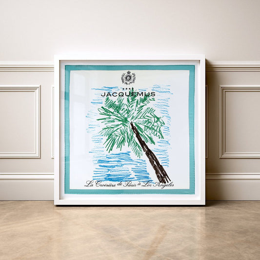 Le Palmier Palm Tree-Print, 70cm