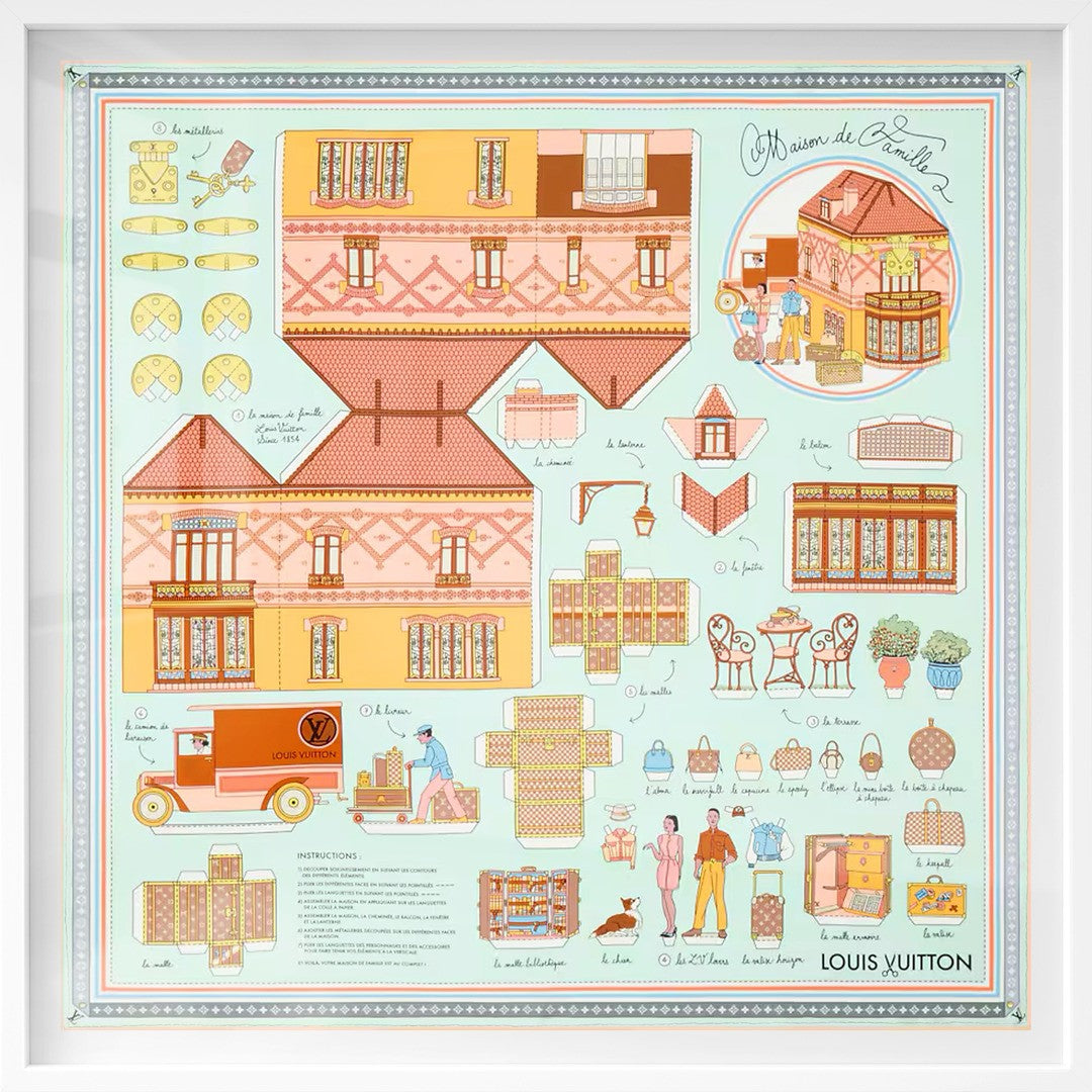 Asnieres Paper House Square, 90cm