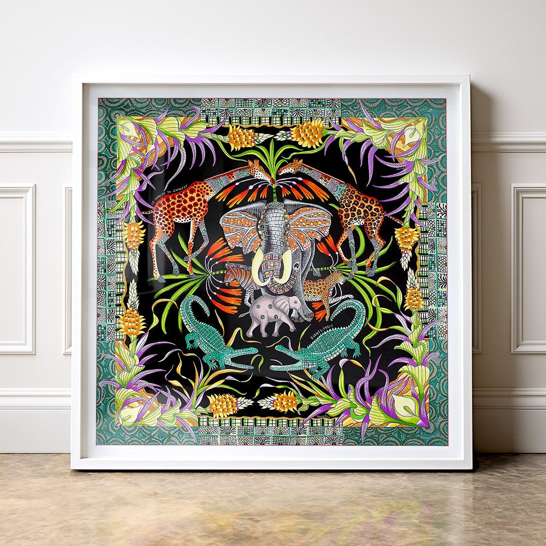 Higher Value Items - Over £3000 – Framed Silk Scarves