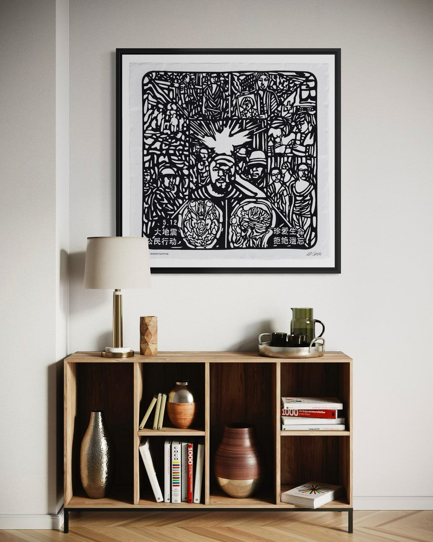 Citizens Investigation, Black & White, 90cm