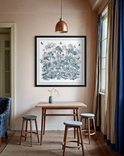 Dioriviera Toile de Jouy Palms, 90cm
