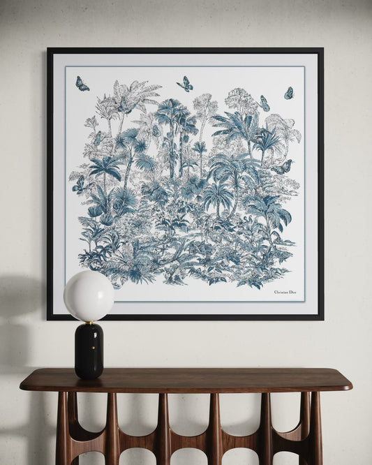 Dioriviera Toile de Jouy Palms, 90cm