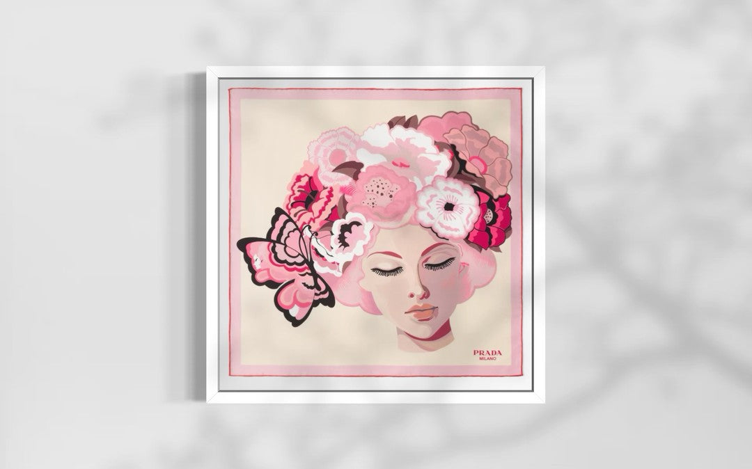 Pink Portrait, 55 cm