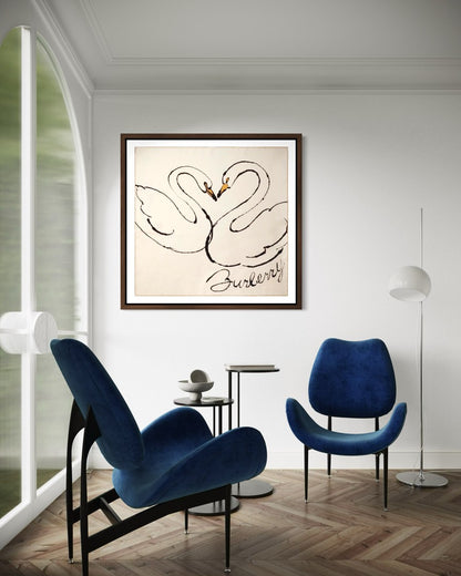 Swans, Neutral, 90cm