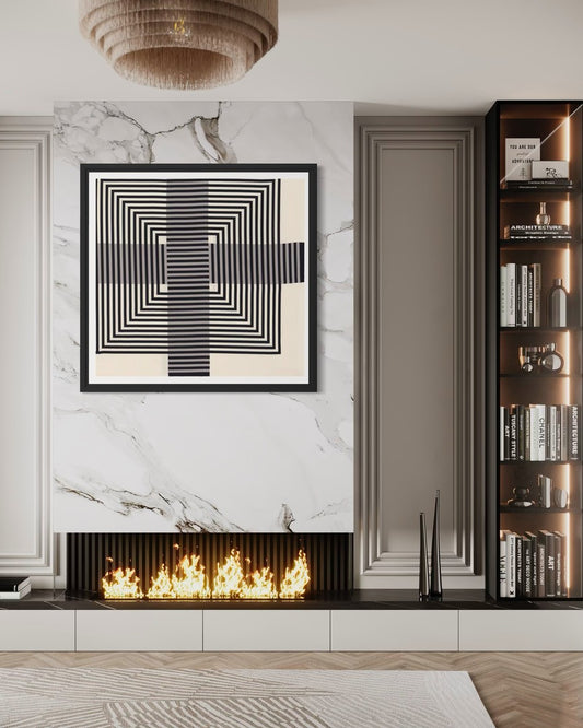 Stripe and Square, 90cm