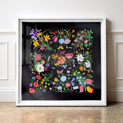 Flora with Black Trim, 90cm