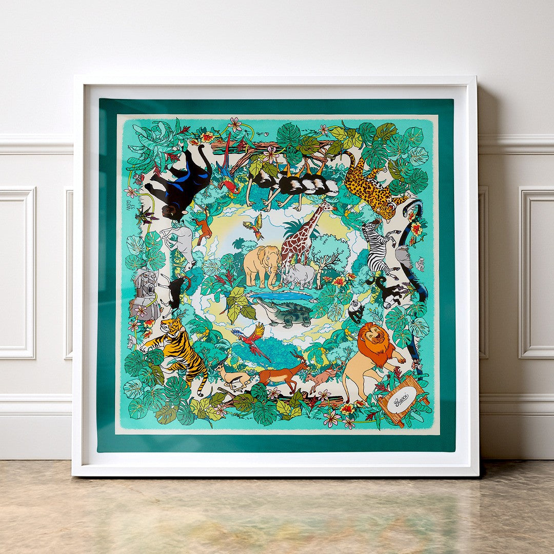 Plants and Animals, Green, 90cm