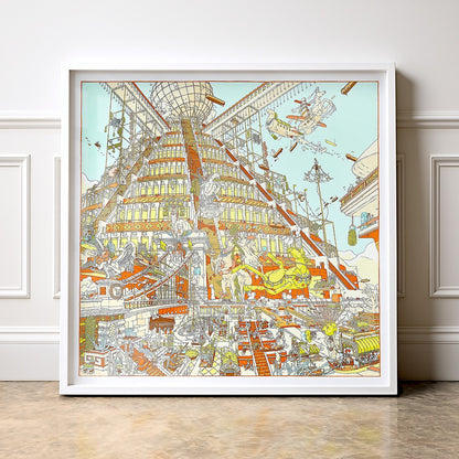 La Legende du Cheval a Plumes, 90cm