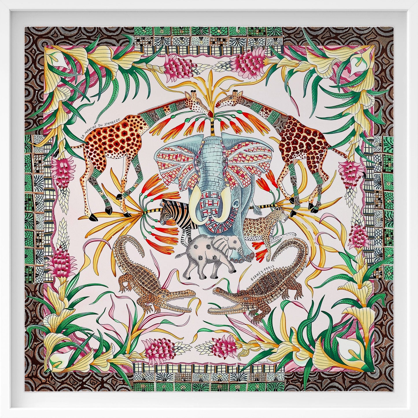 Marche Du Zambeze, White, 90cm