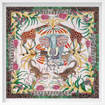 Marche Du Zambeze, White, 90cm