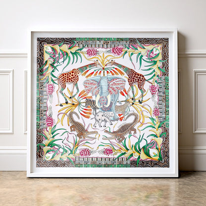 Marche Du Zambeze, White, 90cm