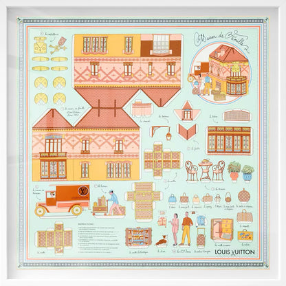 Asnieres Paper House Square, 90cm