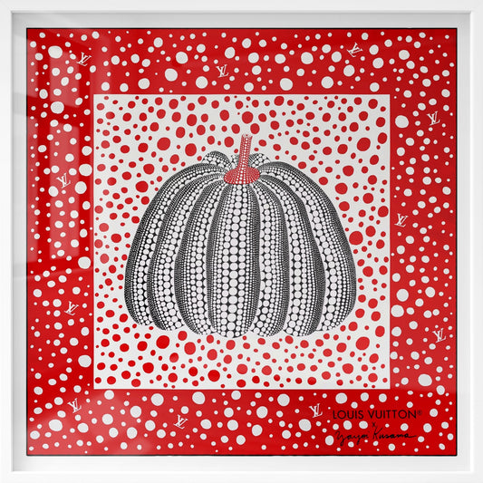 Infinity Dots Pumpkin, Red & Black, 90cm